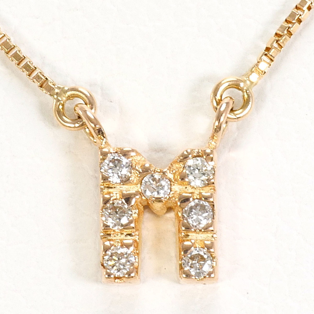 VINTAGE 10k Gold Diamond Necklace